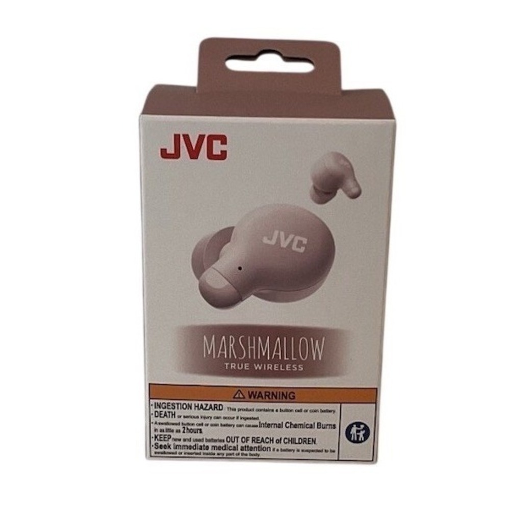PINK JVC Marshmallow True‎ Wireless Headphone - HAA18T